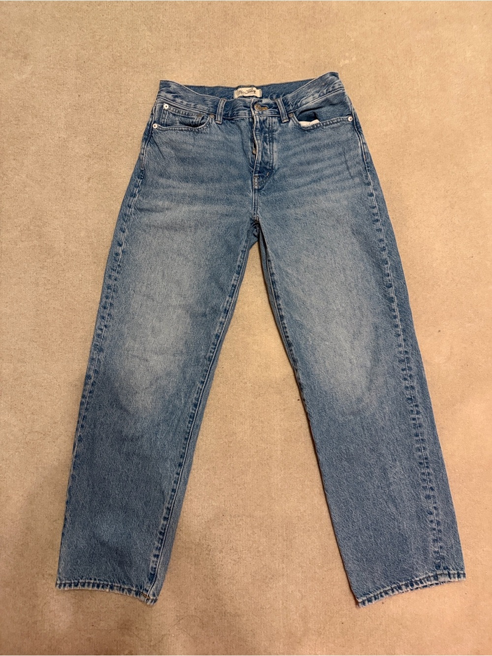Madewell Low Slung Straight Jean 26